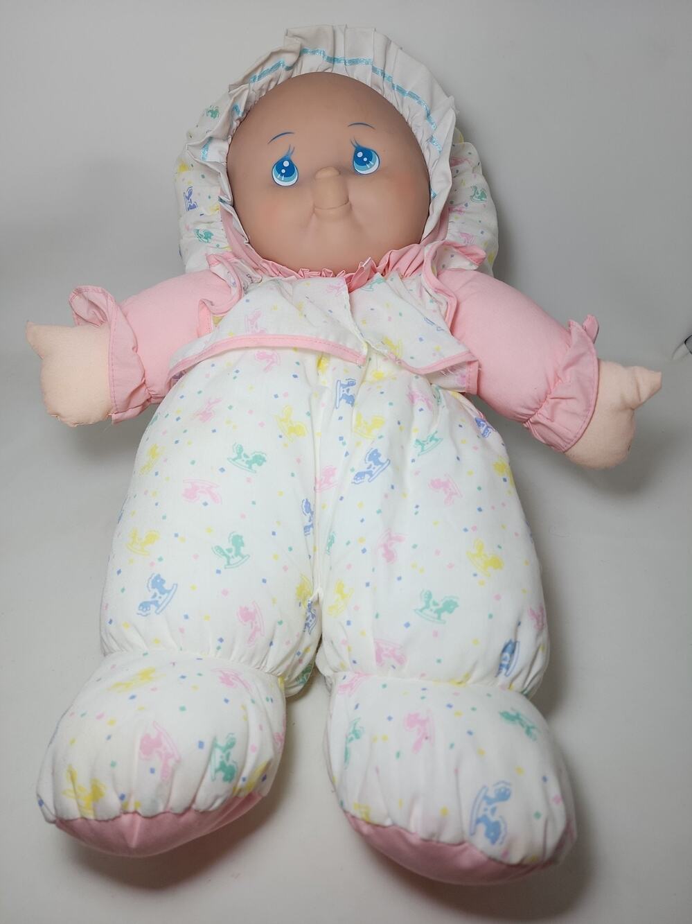 VTG 1994 Well Made Toys Corp Large Oversized Plush Baby Doll 20 Inch